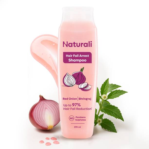 Naturali Hairfall Control Shampoo for Women| Control upto 97%| With Onion & Bhringraj