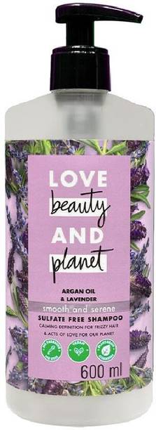 Love Beauty And Planet Argan Oil and Lavender Sulfate Free Smooth and Serene Shampoo