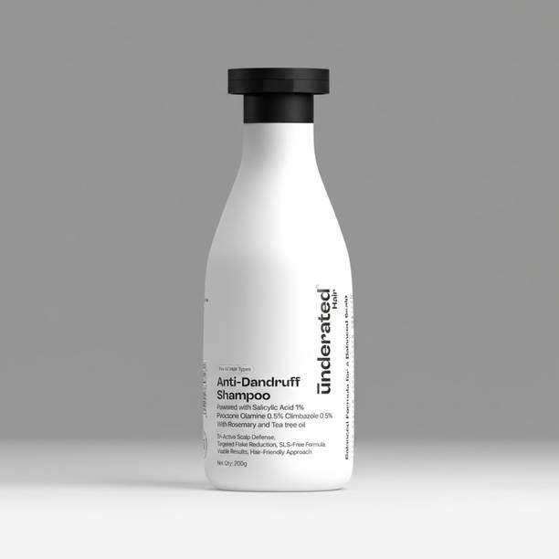Underated Anti Dandruff Shampoo with Salicylic Acid and Piroctone Olamine