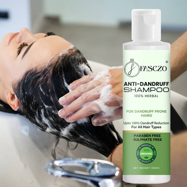Fasczo Anti Dandruff Shampoo For Men & Women ' Reduces Flaking, Itching, & Irritation