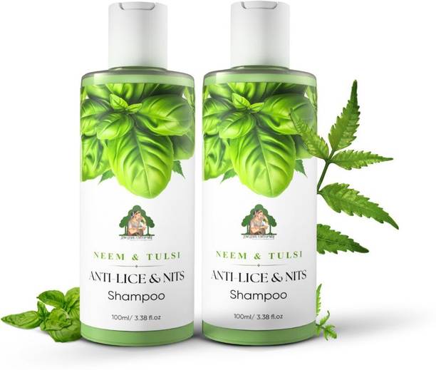 GANGAA NATURALS NEEM & TULSI ANTI-LICE & NITS SHAMPOO
