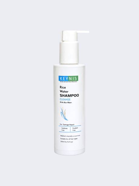 KEYNIS Rice Water Shampoo for Damage Repair, Hair Strength, and Cleanse