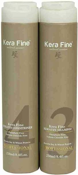 KERA FINE KERATIN SHAMPO AND CONDATIONER (250ML+250ML) COMBO PACK