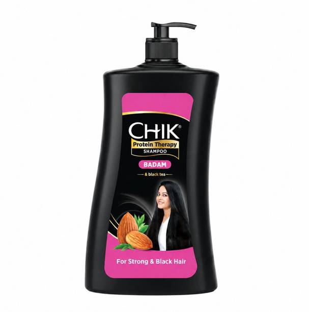 Chik Protein Therapy ShampooBadam & Black Tea2X Stronger Hair