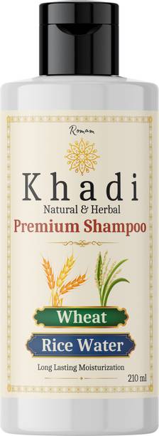 Romam Khadi Natural Wheat & Rice Water Shampoo | Moisturization, Strength & Smoothness