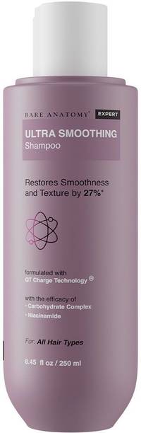 BARE ANATOMY Ultra Smoothing Shampoo | Smoothens Hair | For Dry & Frizzy Hair