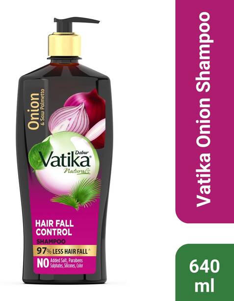 DABUR VATIKA Onion Hair Fall Control Shampoo | Up to 97% Hair Fall Reduction