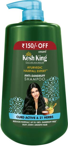 Kesh King Ayurvedic Anti- Dandruff Shampoo | Dandruff free hair | Soothes Itchy Scalp |