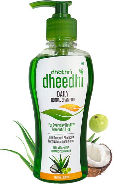 DHEEDHI Daily Herbal Shampoo| Anti Dandruff Shampoo for Women and Men