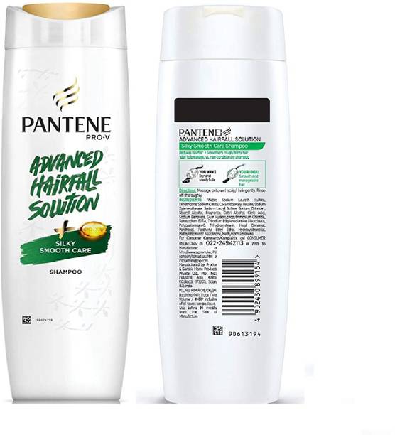 PANTENE Silky Smooth Care 340ml Shampoo Pack of 1 SS