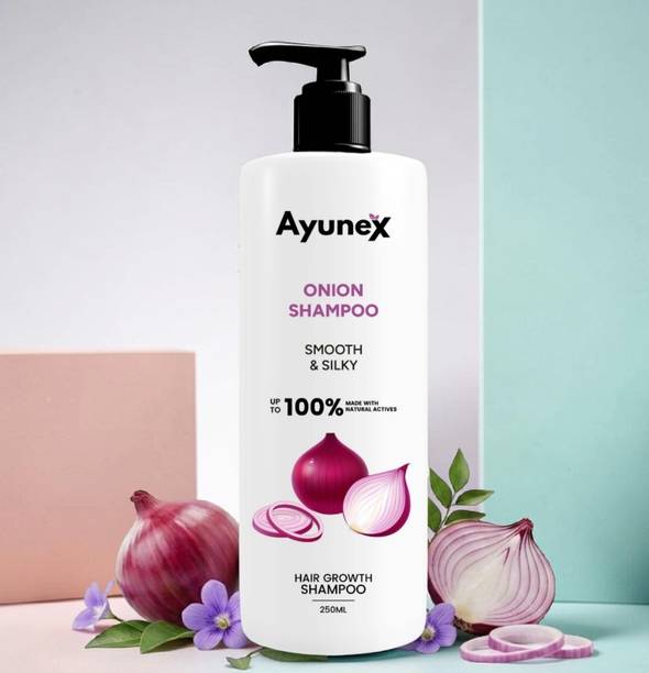 AYUNEX Onion Hair Shampoo 250 ml Deep Cleansing Hair Wash
