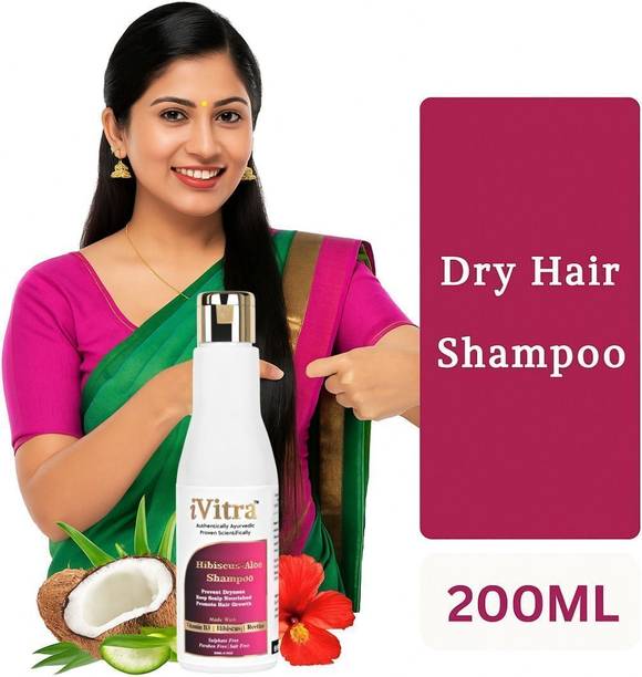 iVitra Hibiscus Aloe Shampoo For Dry Hair| Coconut Based | Sulphate Free