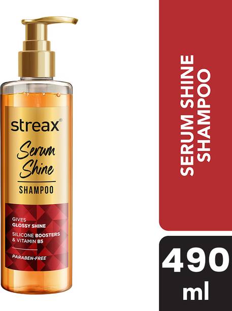 Streax Serum Shine Shampoo, for Frizzy & Dry Hair to control frizz, Smooth & Shiny Hair