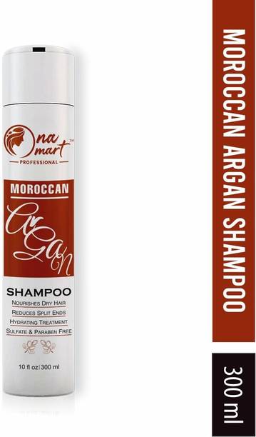 ONAMART Argan Shampoo 300ml - Sulfate-Free, Paraben-Free, Moisturizing