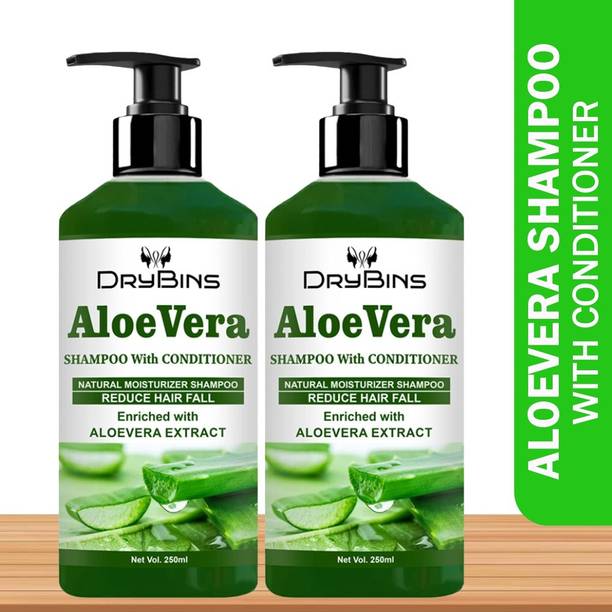 DRYBINS Botanical Aloe Vera Shampoo and Conditioner for Hair Repair