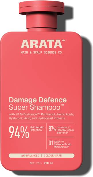 ARATA Super Shampoo for Daily Nourishment and Damage Repair | with Biotin and Proteins