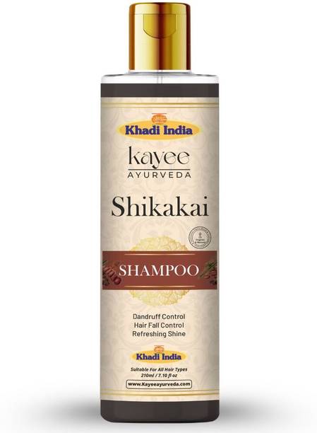 Kayee Ayurveda Khadi Shikakai Shampoo for Dry Damaged & Frizzy Hair Care