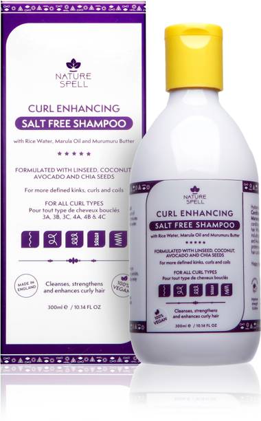 Nature Spell Curl Enhancing Shampoo 300ml -Sulphate Free -