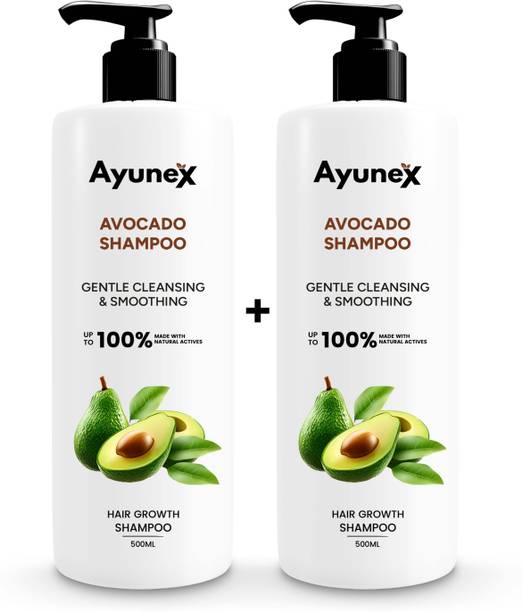 AYUNEX Avocado Shampoo | Gentle Cleansing & Smoothing | Rich in Oils & Nutrients