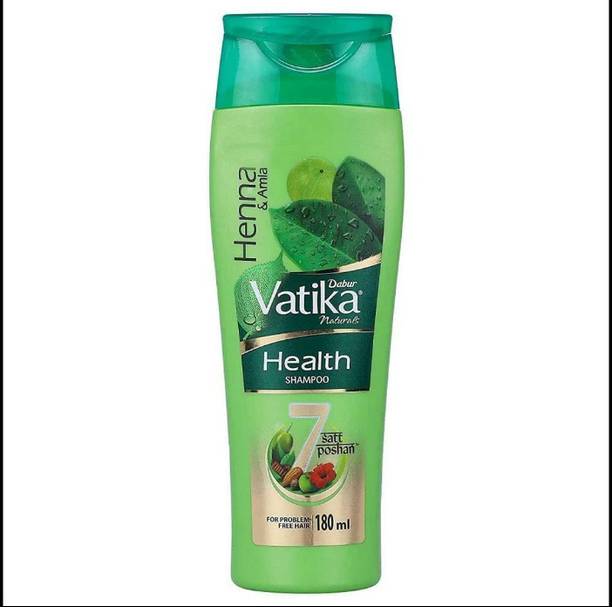 Dabur Vatika Natural Health Shampoo | Henna & Amla With 7 Poshan