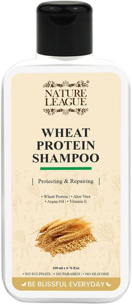 Nature League Wheat Protein, Protecting & Damage Repairing Shampoo, Sulphate & Paraben Free