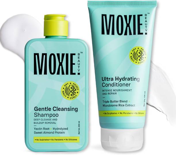 MOXIE BEAUTY Shampoo & Conditioner Combo | 100% Improved definition | Toxin Free Full Size