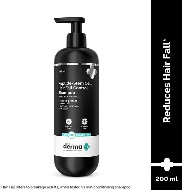 The Derma Co Peptide-Stem Cell Hair Fall Control Shampoo Triple Actives Formula