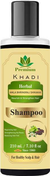 Premium Khadi Natural Amla Bhringraj Shikakai Shampoo