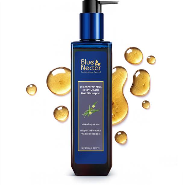 Blue Nectar Hair Fall Control and Healthy Scalp Hair Cleanser Shampoo for dry dull