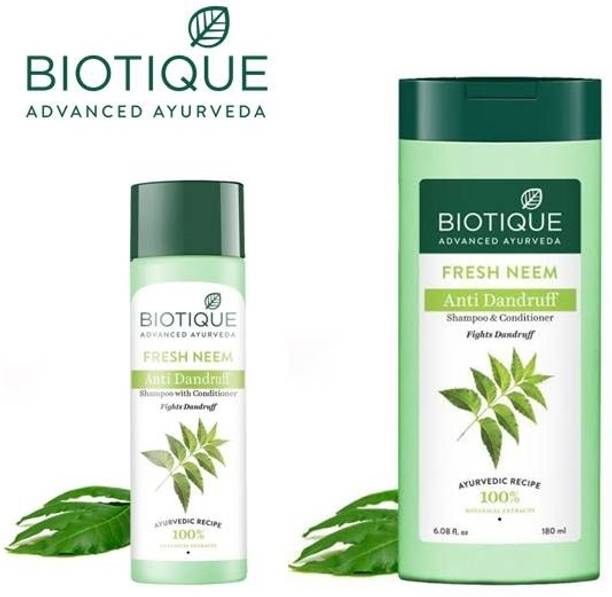 BIOTIQUE FRESH NEEM120ML+FRESH NEEM 180ML