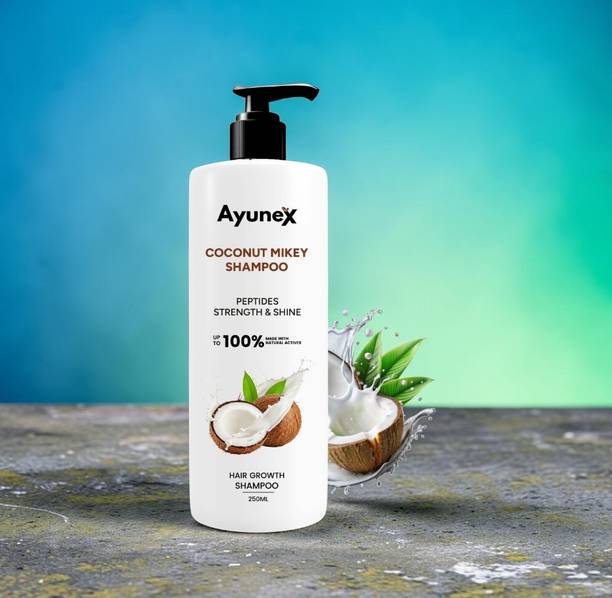 AYUNEX Coconut Shampoo 250ml Deep Cleansing & Moisture Care