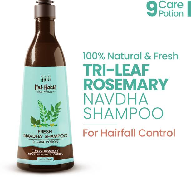 Nat Habit Natural Anti Hairfall Rosemary Shampoo For Women & Men, Sulphate & Paraben Free