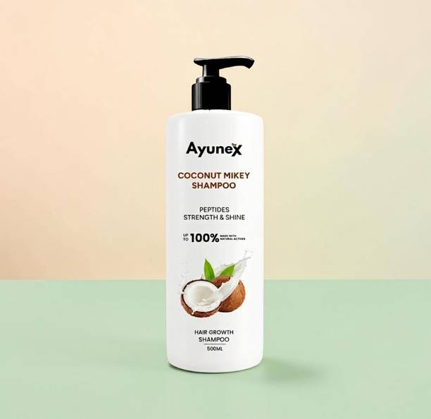 AYUNEX Coconut Milky Hair Shampoo 500ml for Dry & Frizzy Hair