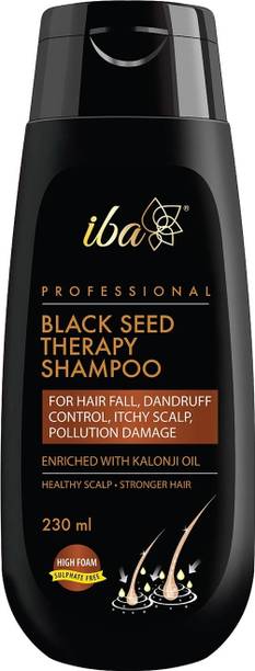 Iba Professional Black Seed Therapy Shampoo - No Sulfates, No Parabens, High Foaming Formula for Strong Hair, Healthy Scalp