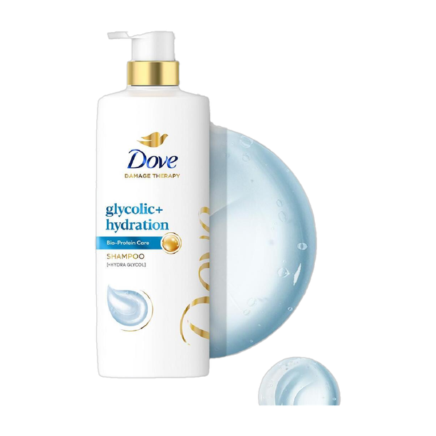 DOVE Glycolic Hydration XL Shampoo - 650ml