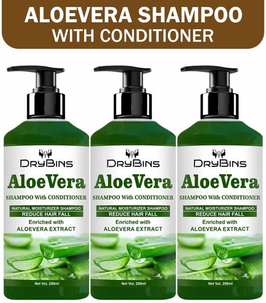 DRYBINS Natural Aloe Vera Extract Hair Cleanser & Softener