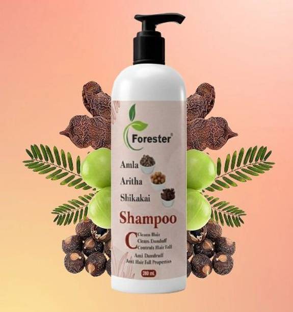 forester Herbs Herbal Hair Shampoo for Hair Wash with Amla & Reetha