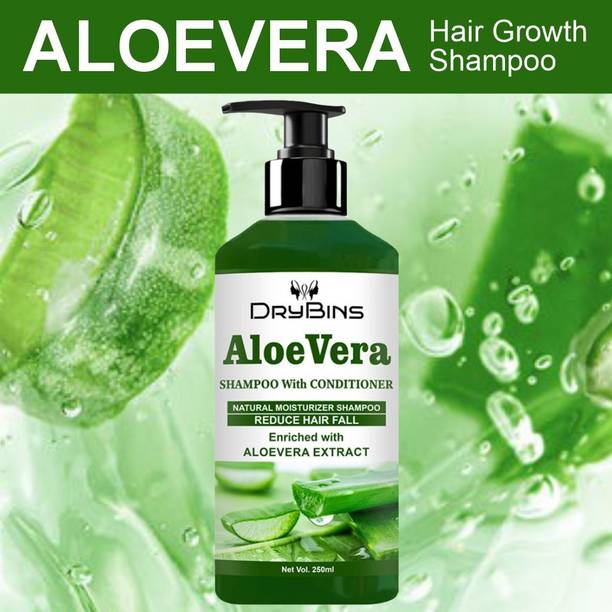 DRYBINS Daily Moisturizing Aloe Vera Shampoo with Conditioner to Control Hair Fall