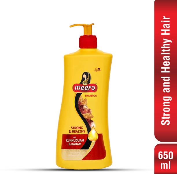 Meera Strong & Healthy Shampoo,With Kunkudukai & Badam,...