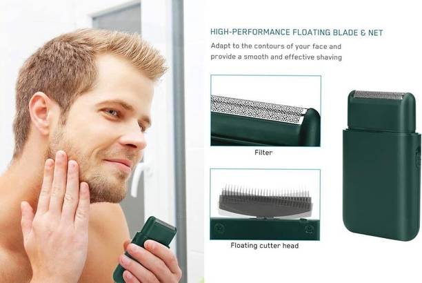 Orelius Fire ® Electric Ultra Thin Shaver Rechargeable Razor for Face Care Professional Beard Shaver For Men, Women