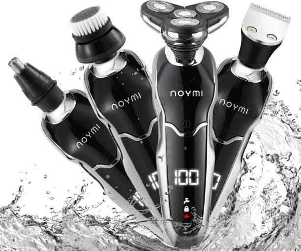 NOYMI 4 in 1 Waterproof IPX6 Electric Shaver & Trimmer for men  Shaver For Men