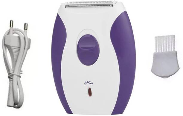 Crostal Portable Rechargeable Epilator Double Razor Hair Removal Shaver For Women