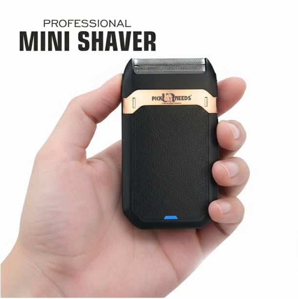Pick Ur Needs Mini Electric Rechargeable Ultra Thin Trimmer Wet/Dry Razor for Face Care Shaver For Men