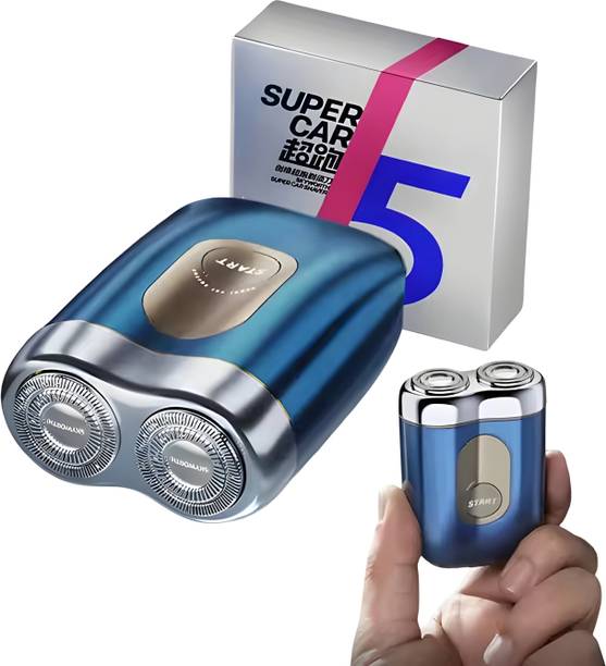 Yuva Pulse Super Car IPX7 Waterproof Electric Shaver | Dual Blade, Fast Charging via USB Shaver For Men