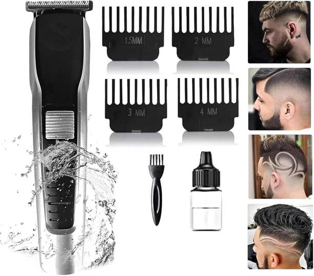 Tradhi HTC-538 Trimmer For Man With 4 Trimming Combs, 60 Min Cordless, Savings Machine Shaver For Men