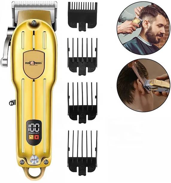Pick Ur Needs Professional Blades Hair Trimmer / Clipper With LED Display 3 Hrs Backup Premium Shaver For Men