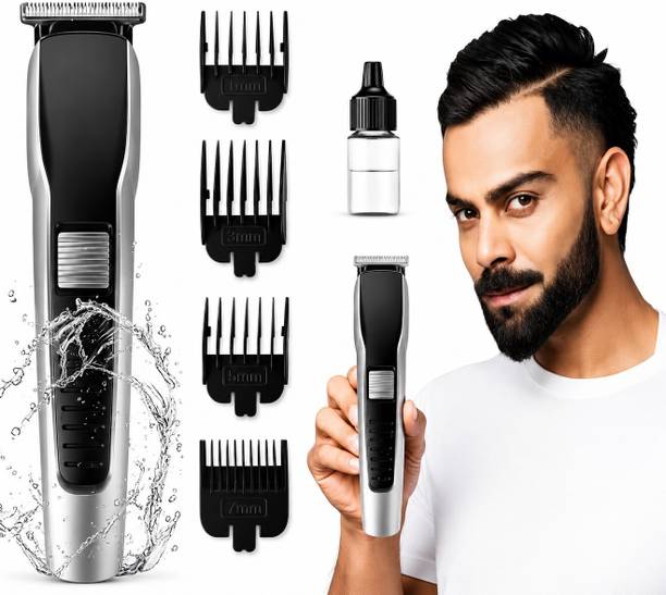 CLINLINSO 538 Trimmer men, 4 Combs for Hairs, Beard And Moustaches Cordless Hair Trimmer Shaver For Men