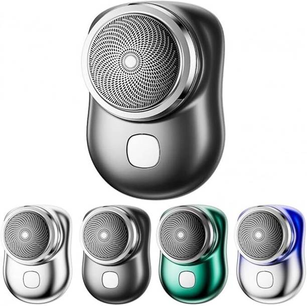 vibrentx Rechargeable Mini Electric Shaver Portable Clean Beard Shaving Machine Fully Waterproof Trimmer 100 min  Runtime 1 Length Settings