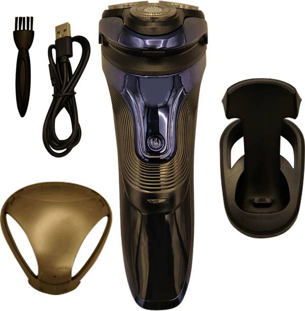SEEGATE Rechargeable Cordless Pop-Up Trimmer Electric Razor Rotary Shaver Face Beard Shaver For Men