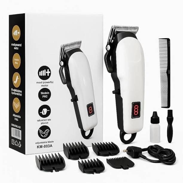 RACCOON Professional Cordless Hair Trimmer for Men | Digital Display Hair Clipper  Shaver For Men